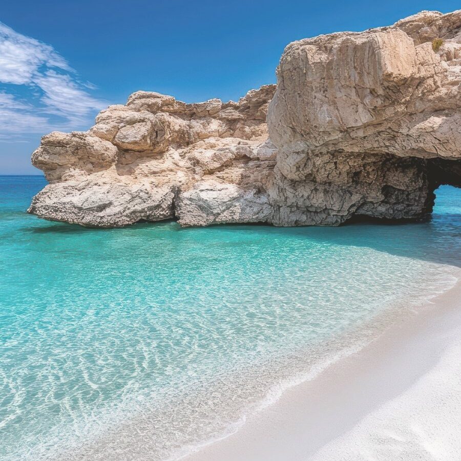 Soft coastal Cyprus scenery for destination event planning